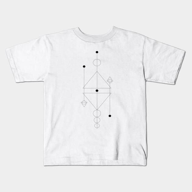 abstract symbol Kids T-Shirt by funnyillustrations